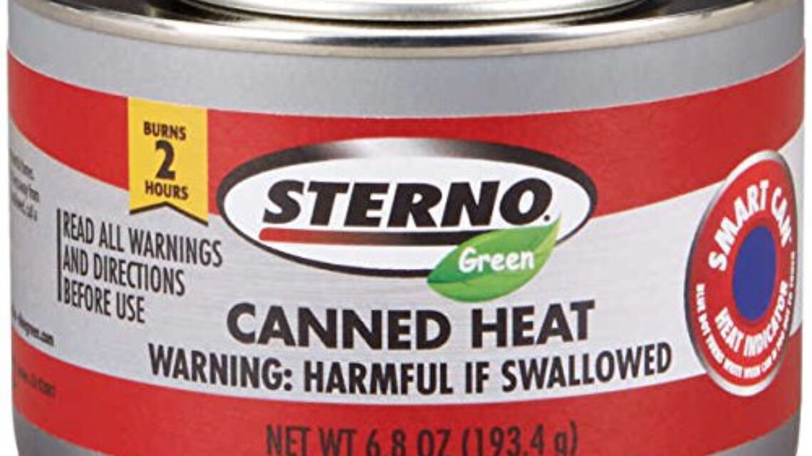Sterno canned heat
