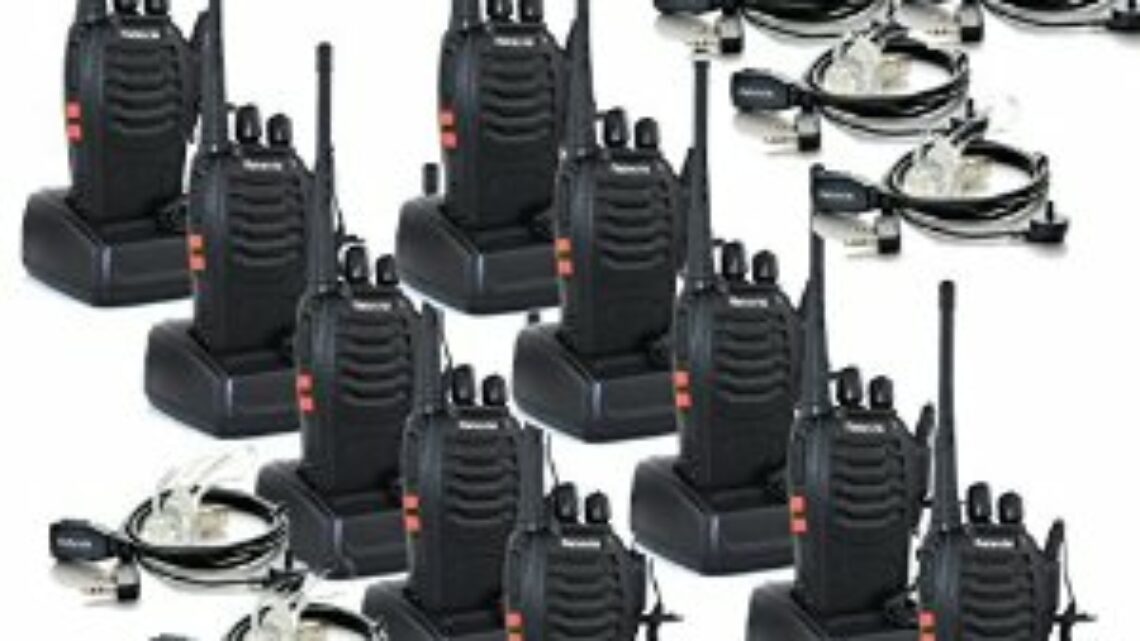 Kit de 15 walkie-talkies